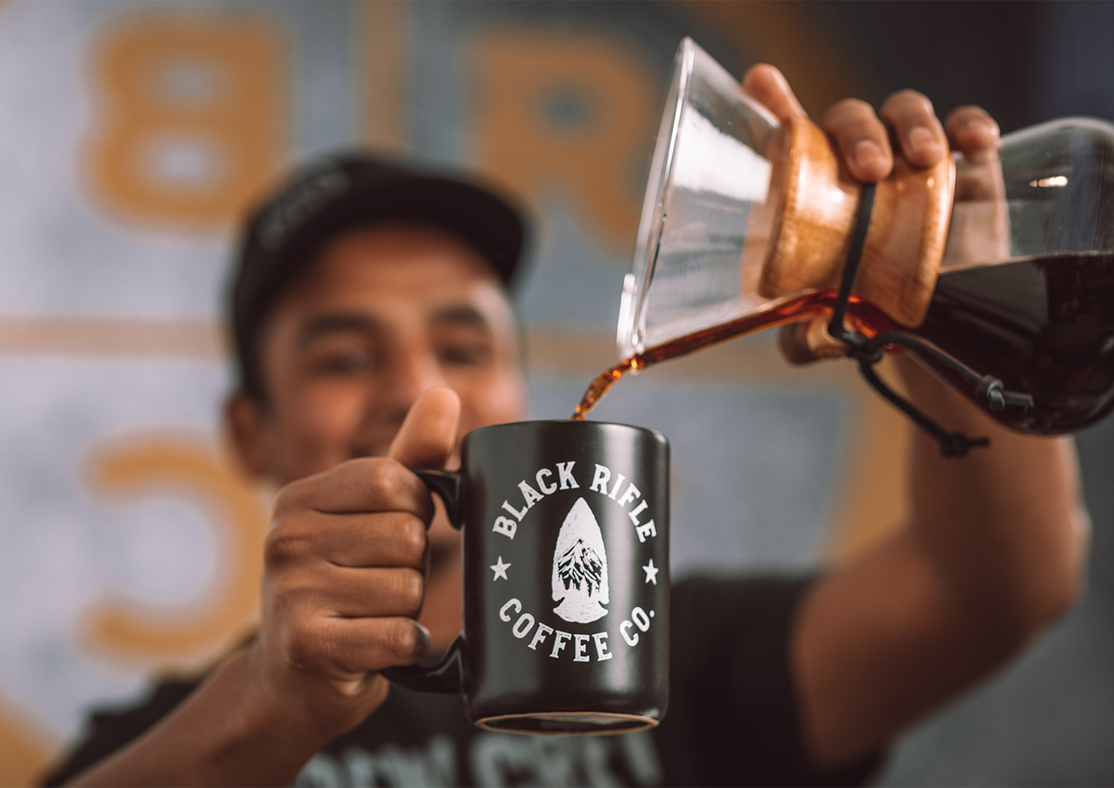 Product Branding Photo of Black Rifle Coffee Employee by Jason Risner 